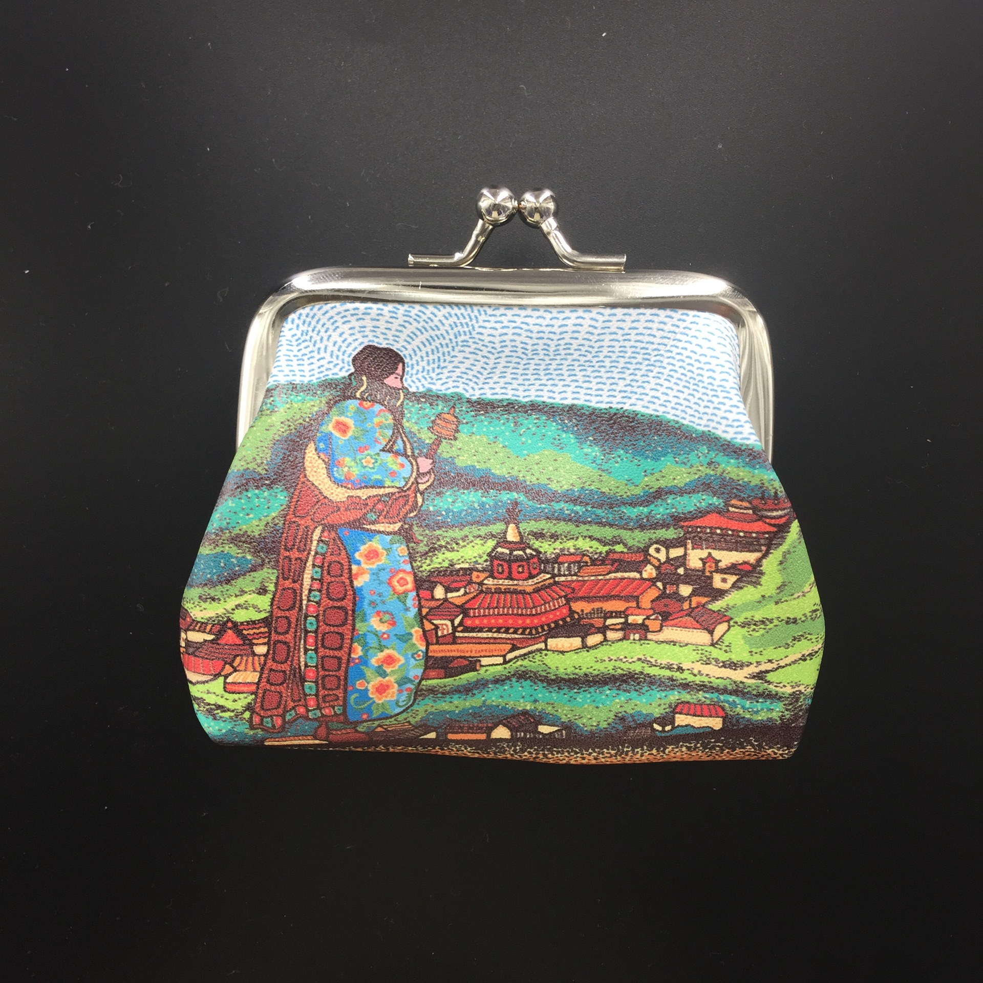厂家直销西藏拉萨尼泊尔文创旅游景点纪念品零钱包创意礼品民族风