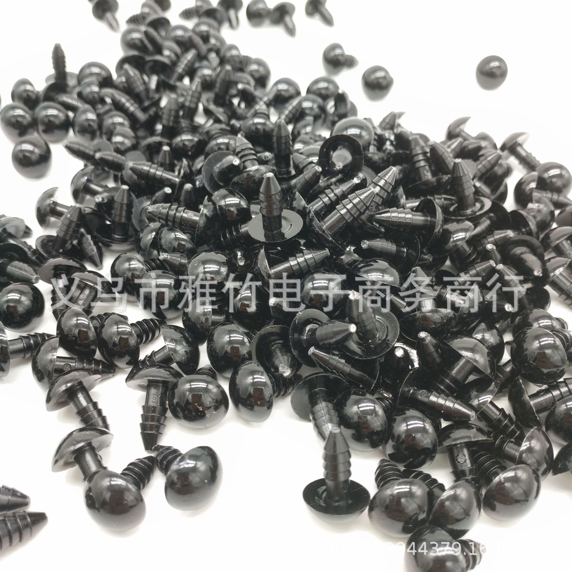 DIY Black Bean Eye Threaded Rods All Black Art Eye Spot Toy Accessories Manufacturer