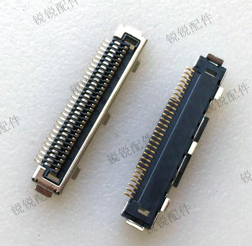 笔记本屏线接口 座 30针 屏线连接器 0.5间距 30p 扣式屏线插座