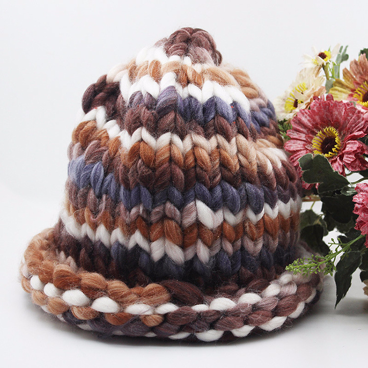 冰岛毛线 加长段染 编织围巾 帽子棒针线 超粗特粗特价清仓批发