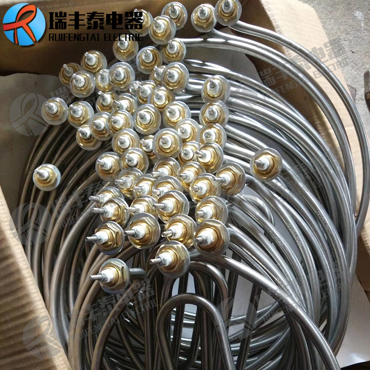 220v/380v发绿干烧电热管 蚊香盘状加热管 异型电加热管定制