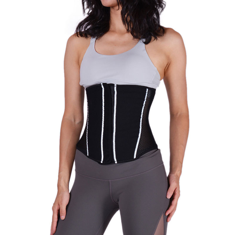 2018秋冬新款束腰 长款钢骨束腰自带8条反光条束腰透气运动束腰带