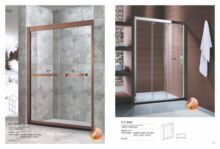 浴室弧形推拉门