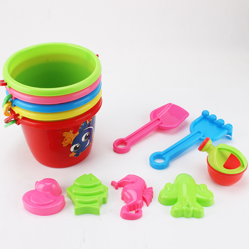 批发沙滩桶套装大号加厚沙滩玩具挖沙决明子工具海边挖沙玩水户外