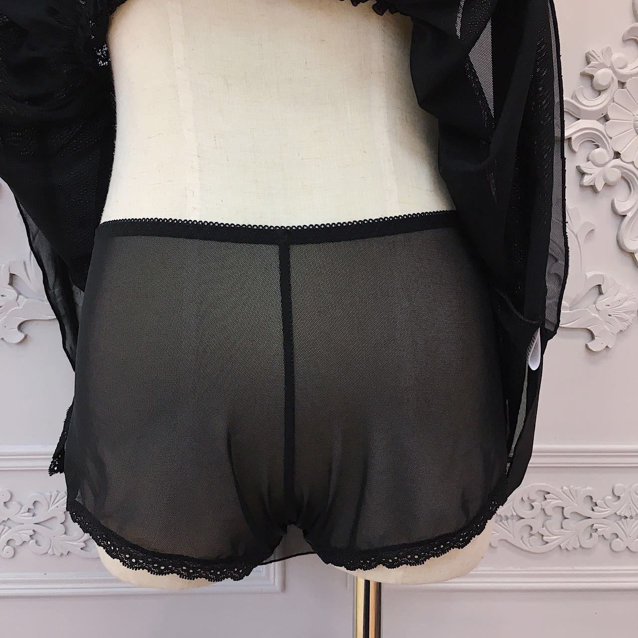 春夏新款可爱少女性感吊带蕾丝花边透视薄纱睡裙镂空睡衣女