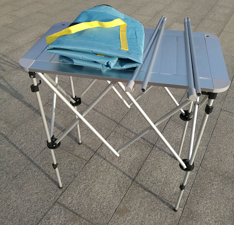 铝合金促销台户外便携广告地推桌折叠桌超市试吃台展览展示架