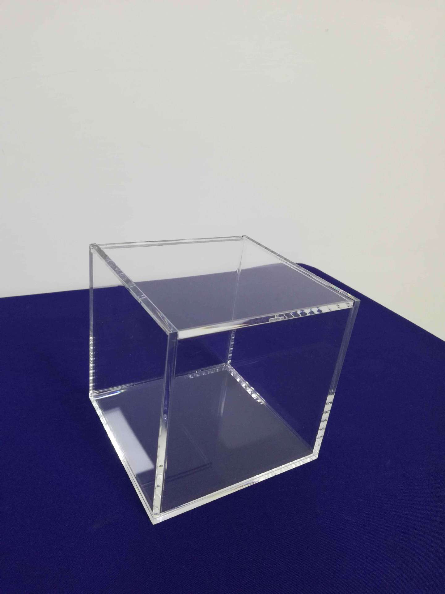 透明方形盒acrylicbox防尘翻盖亚克力盒子超市食品盒糖果盒干果