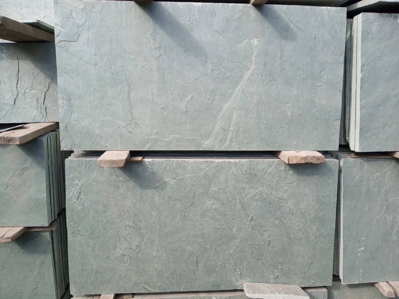 30*60*5厘米青绿色板岩平板