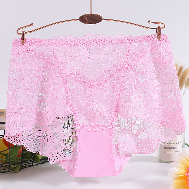 5532 Underwear Lace Underwear Women's Cotton Crotch Seamless Underwear Ladies' Mesh Large Size Belly Contraction Boxers Manufacturer