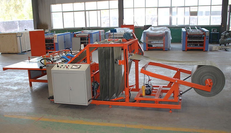 厂家定制塑编编织袋加工设备蛇皮袋切缝一体机编织袋自动切缝机