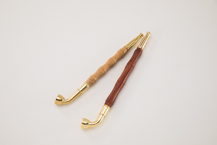 新款 长杆烟斗 红木红花梨烟嘴 黄杨木 烟斗烟嘴批发 礼品批发