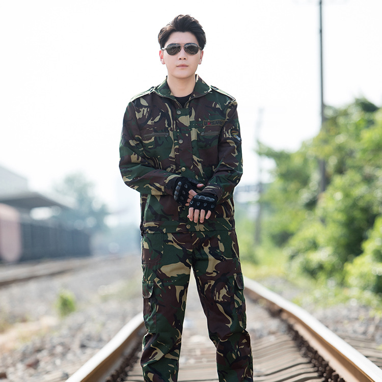 户外春季猎人迷彩服男特种兵作训服军迷军装套装男耐磨工作服