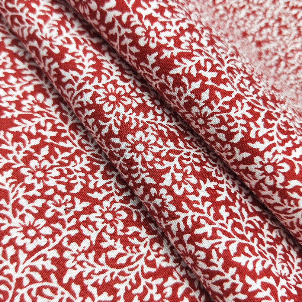 供应全工艺长车全棉贡缎印花面料40*40 40s贡缎印花全棉布料