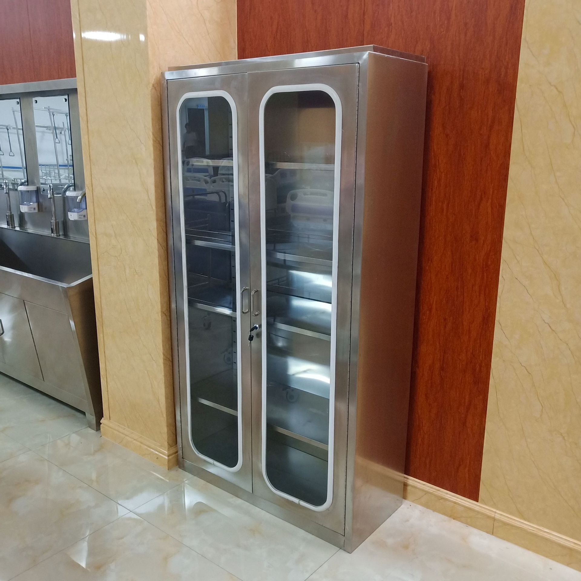 厂家直营不锈钢医用药品柜  可定制质量保障不锈钢器械柜麻醉柜