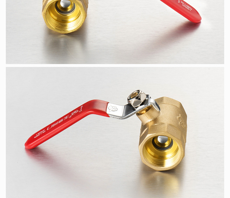 玉泉国标阀门 黄铜内螺纹手动二通式球阀 工程专用加厚长柄铜球阀
