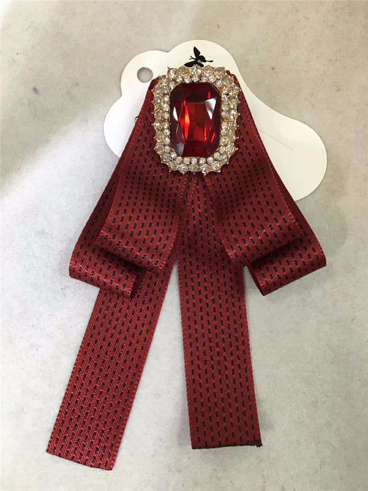 厂家直销 时尚韩版潮流服饰服装配件 女式蝴蝶结胸花 珍珠胸针