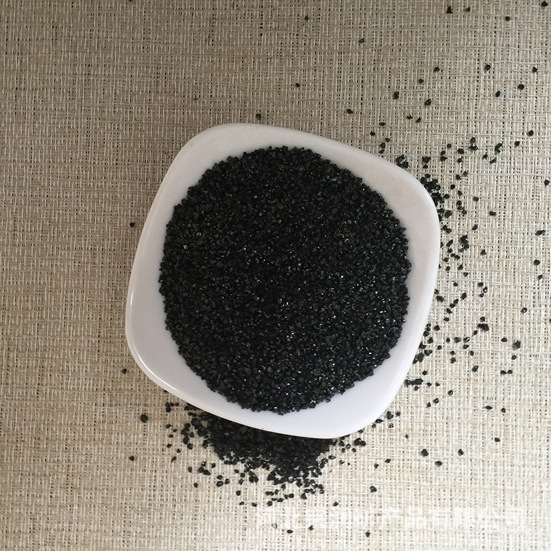 用于喷砂除锈 制造砂轮 塑料 皮革 水处理 玻璃器皿等 金刚砂颜色黑色