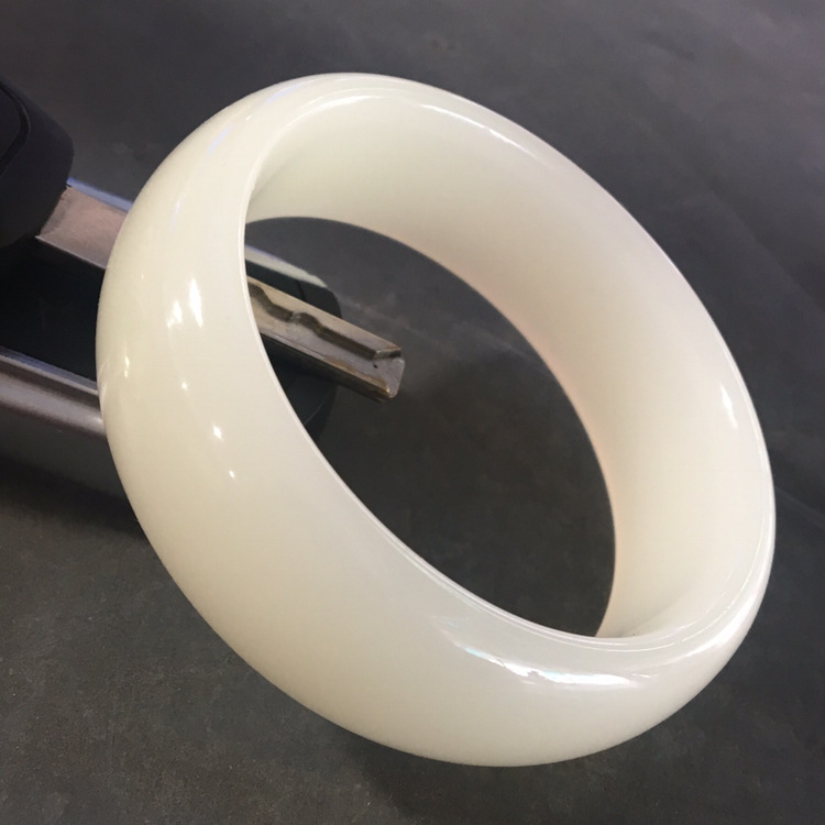 昆仑白玉手镯加宽