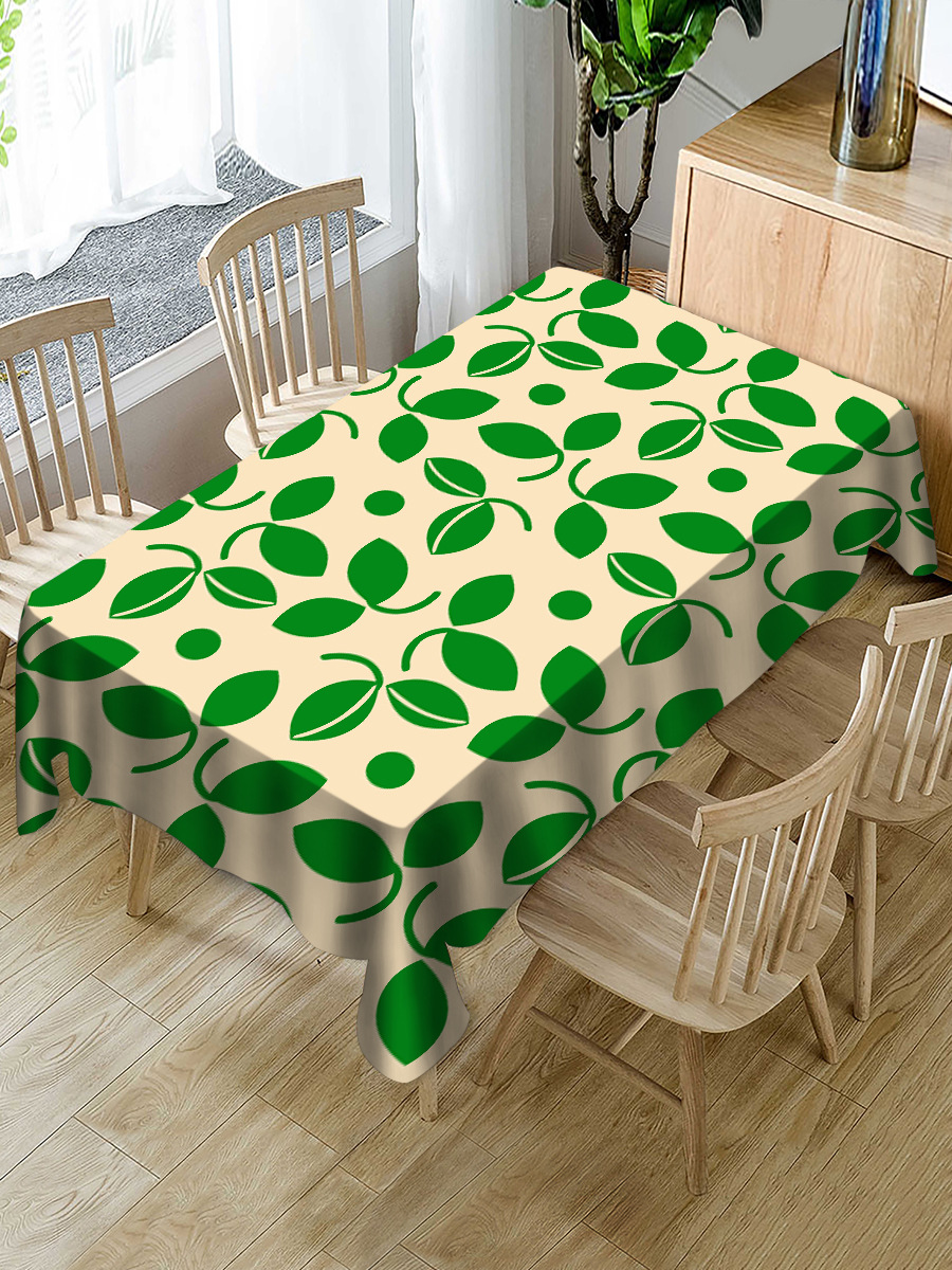 现代简约北欧ins桌布 几何小清新防水餐桌布艺台布长方形茶几桌布