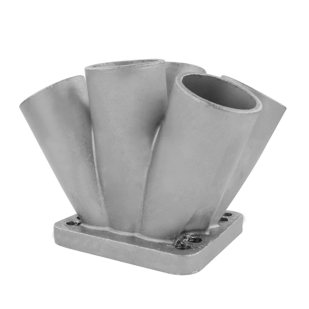 跨境改装汽配喷砂不锈钢6孔法兰底座适用于t3/t4涡轮