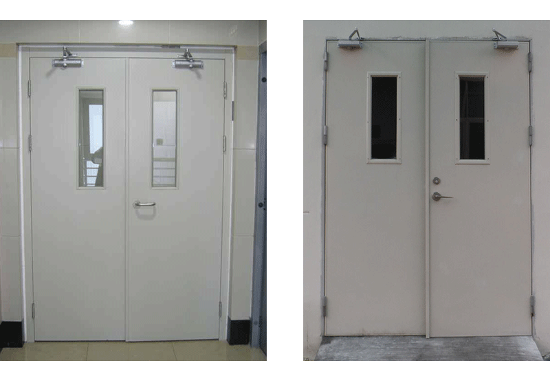 钢制平开防火门 防火防烟消防门逃生门