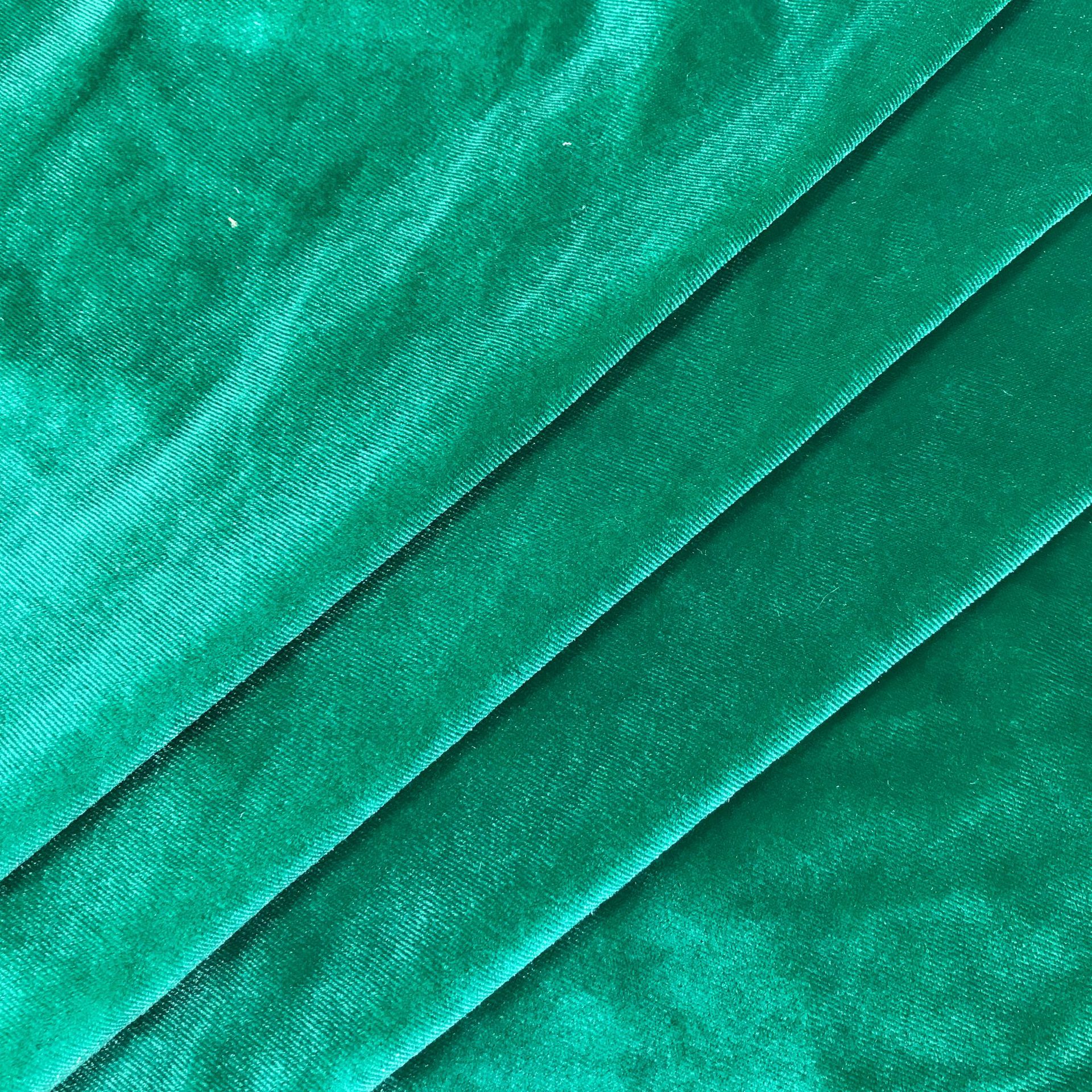 丝绒面料 50d秋冬植绒运动服棉衣面料 弹力加厚韩国绒