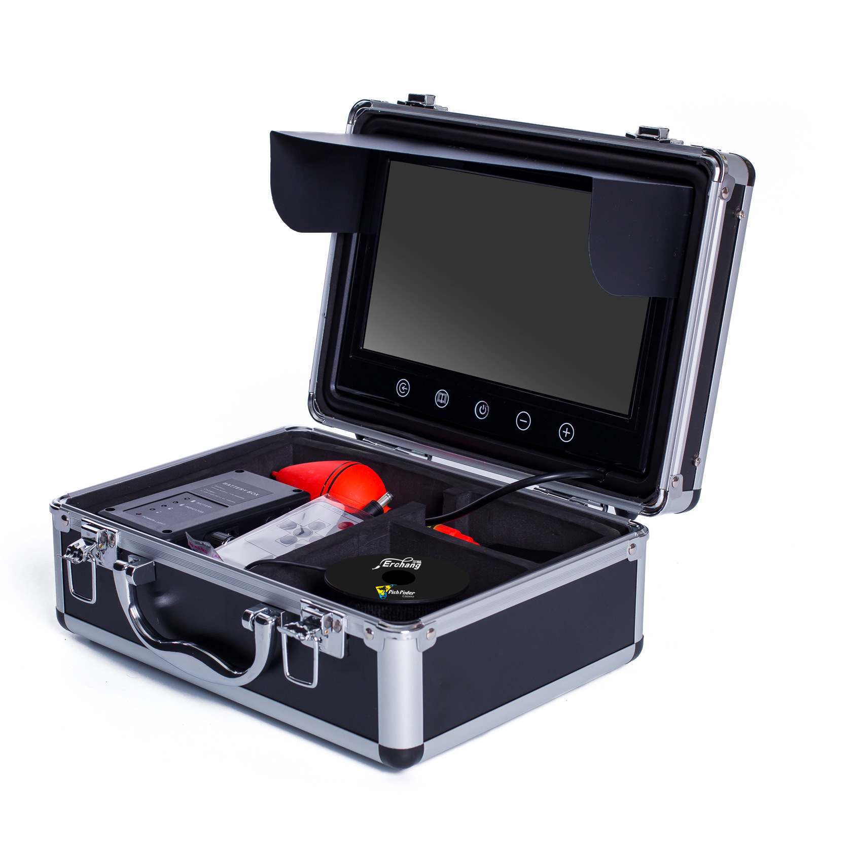 9寸彩色可视探鱼器1000线夜钓水下摄像机钓鱼找鱼垂钓探测器渔具