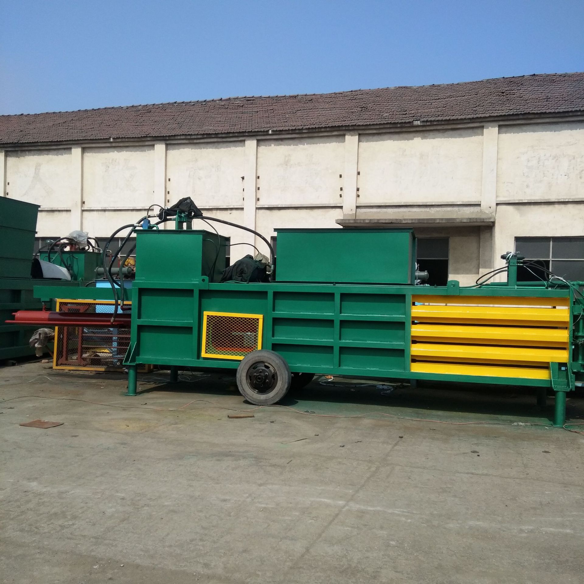 稻草打包机支持多种秸秆打包制块泉鸿厂家供应