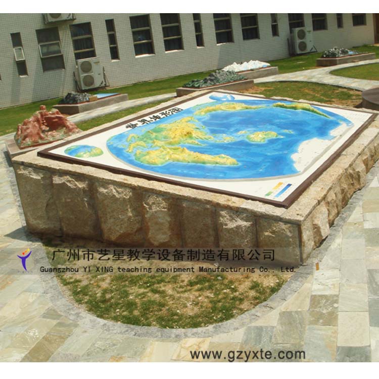 地理园模型 凹凸世界地形图模型 地理生物园各省市地形图可定制