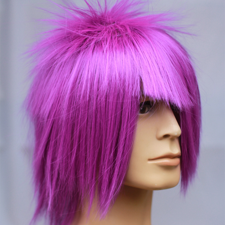 cosplay杀马特男女通用非主流化装舞会个性逼真角色扮演头套假发