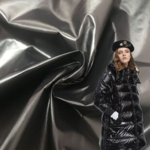 20d尼龙高密超细旦亮面 锦纶面料 户外防钻绒防寒羽绒服面料