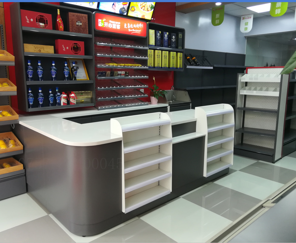 厂家直销 批发便利店 港澳店 进口店(美宜佳同款)转角收银台