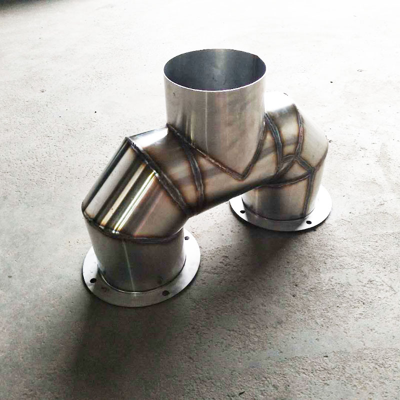 不锈钢裤衩三通 sus满焊无缝y三通 150 200型号34