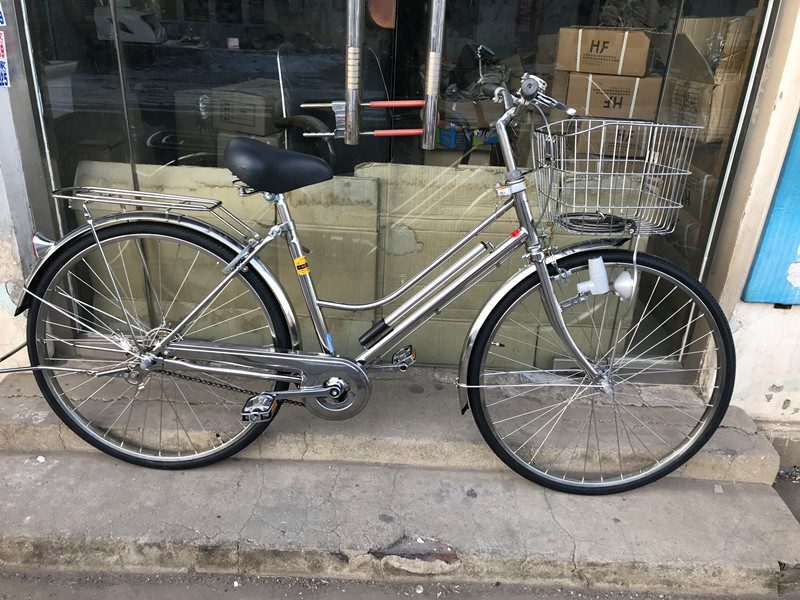 全新出口不锈钢日式自行车内变速自行车三速