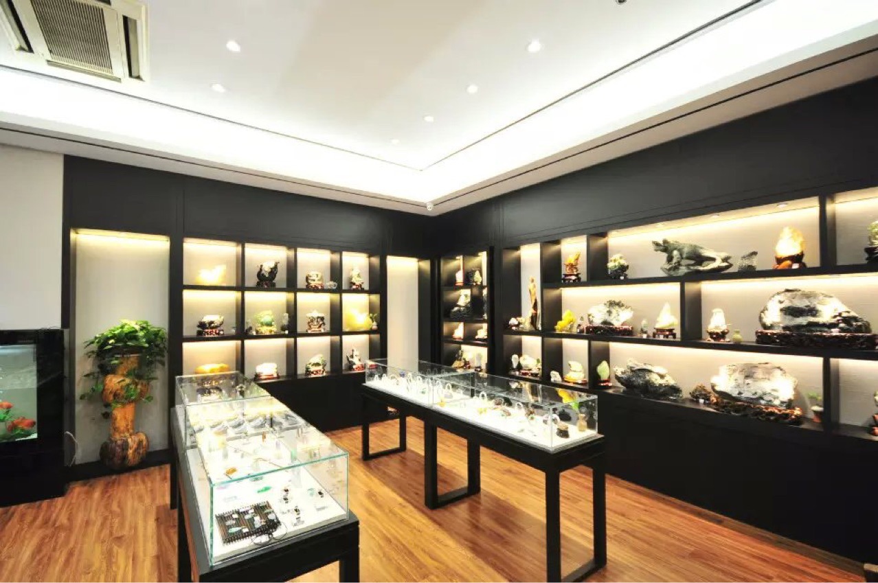 南京仿古店面装修设计古玩展柜文创展柜制作厂