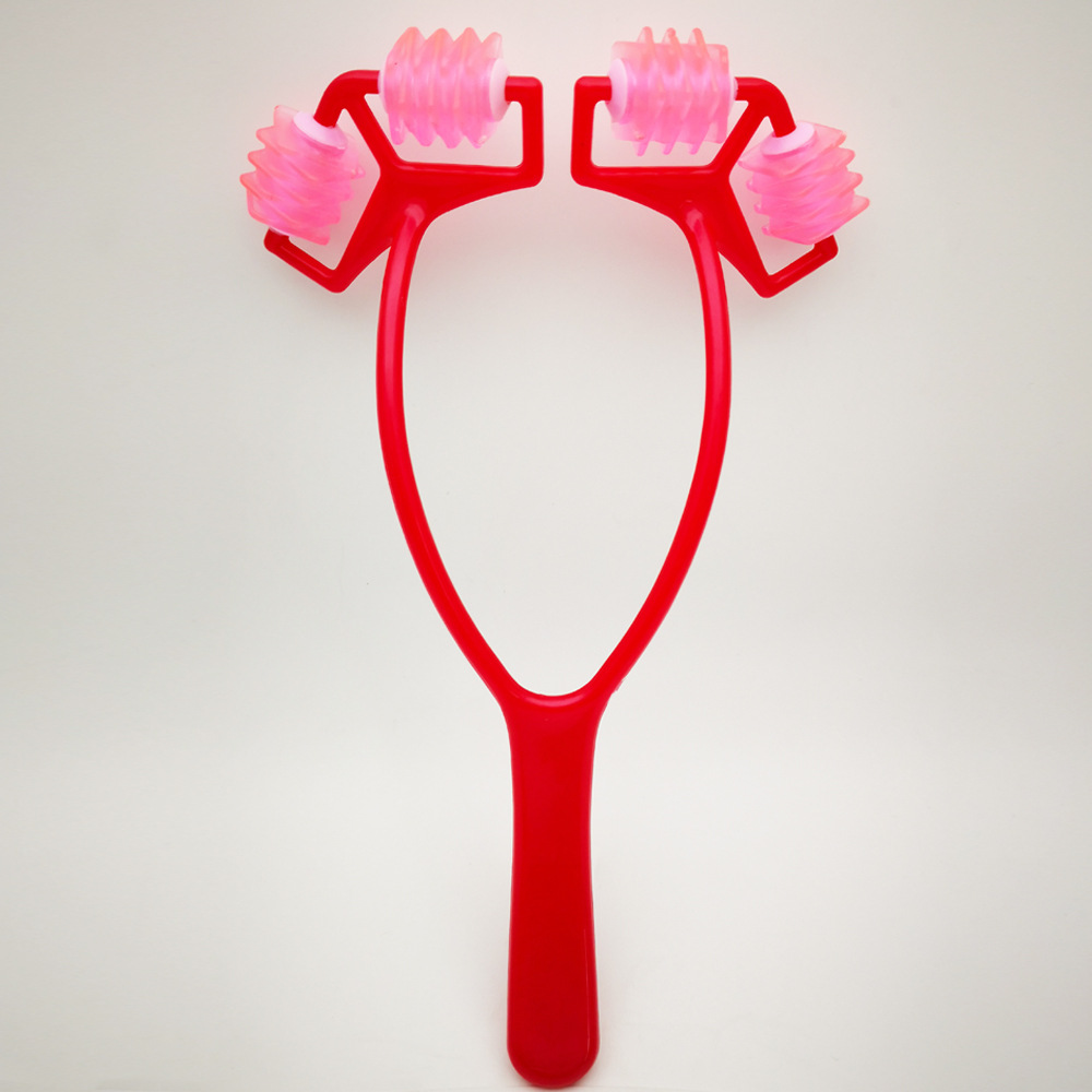 胸围滚筒胸部按摩器 美胸宝贝24片羽状形美胸按摩滚轮bust roller