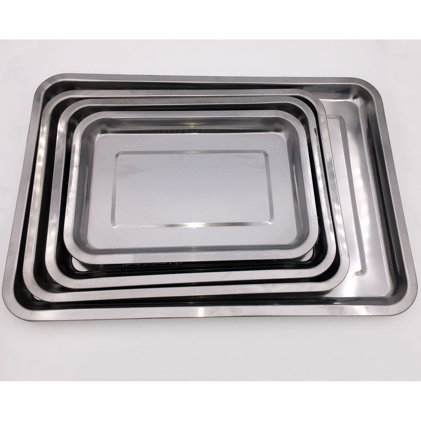 不锈钢带磁足尺0.8b型反边多用方盘