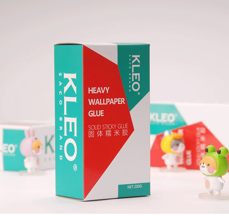 墙纸胶粉宏乔固体糯米胶胶浆壁纸胶水便携式一盒可贴20平米
