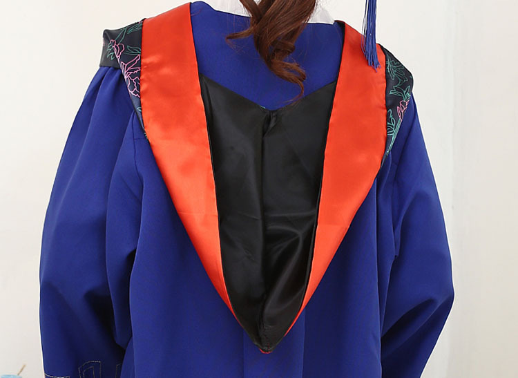 大学硕士研究生毕业服 硕士服 蓝色硕士服位服 文理工农军医科