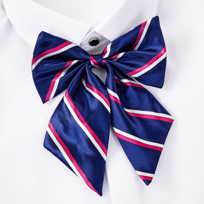 职业领花女士韩版蝴蝶结 空姐银行酒店工作装丝巾领带jk校服领结