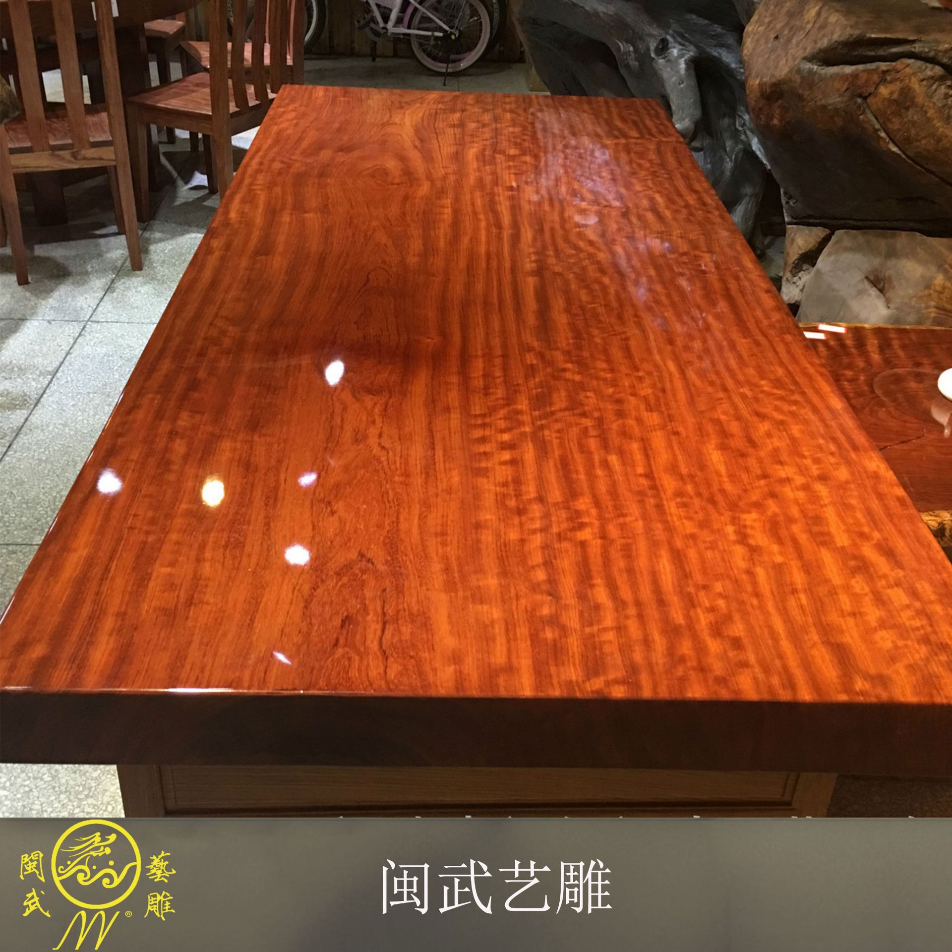 实木大板茶桌原木茶台花梨木整板餐桌桌面缅花红木桌-报价-阿里巴巴