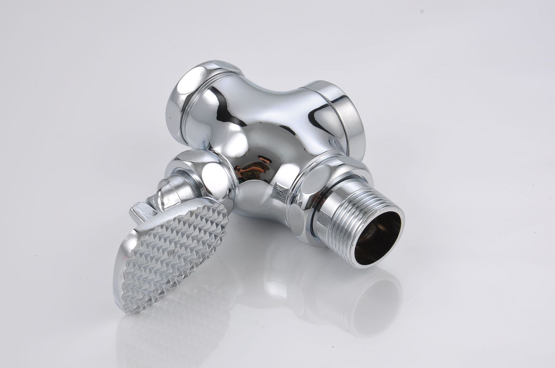 蹲便器脚踏阀 明杆脚踏冲洗阀 大便脚踩冲水阀 蹲厕脚踏大便阀