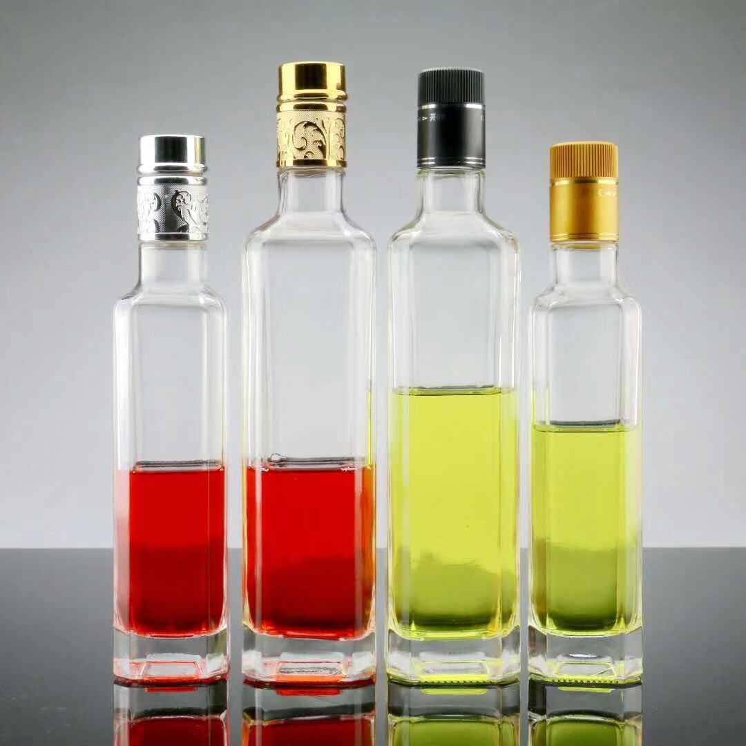 厂家直供高档玻璃橄榄油瓶 山茶油瓶 菜籽油瓶麻油瓶30-500油瓶