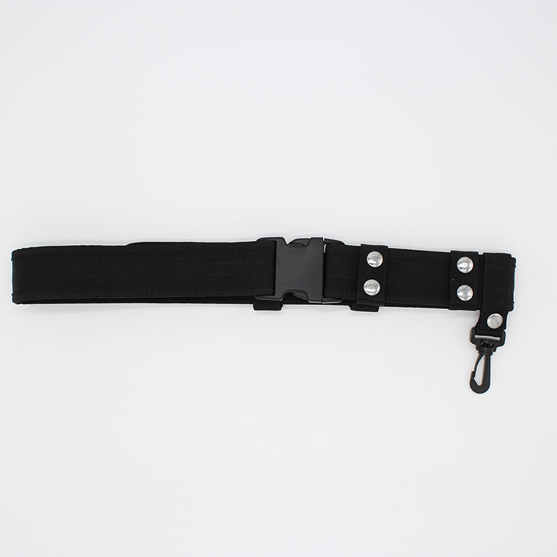 factory direct sale function multi outdoor nylon woven belt plastic buckle casual lightweight pants belt