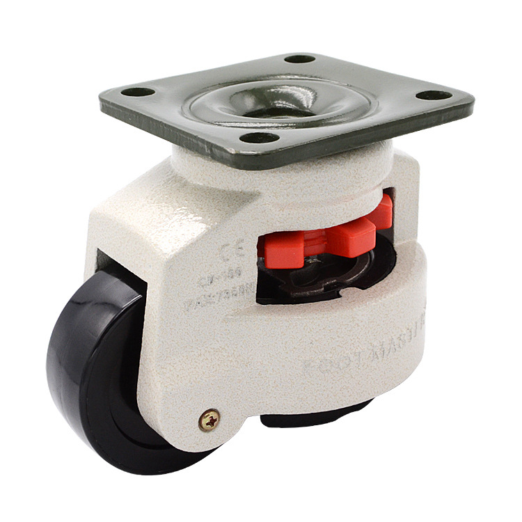 sk6-b75120p工业设备水平调节福马轮 重型支撑脚轮 3寸定向脚轮