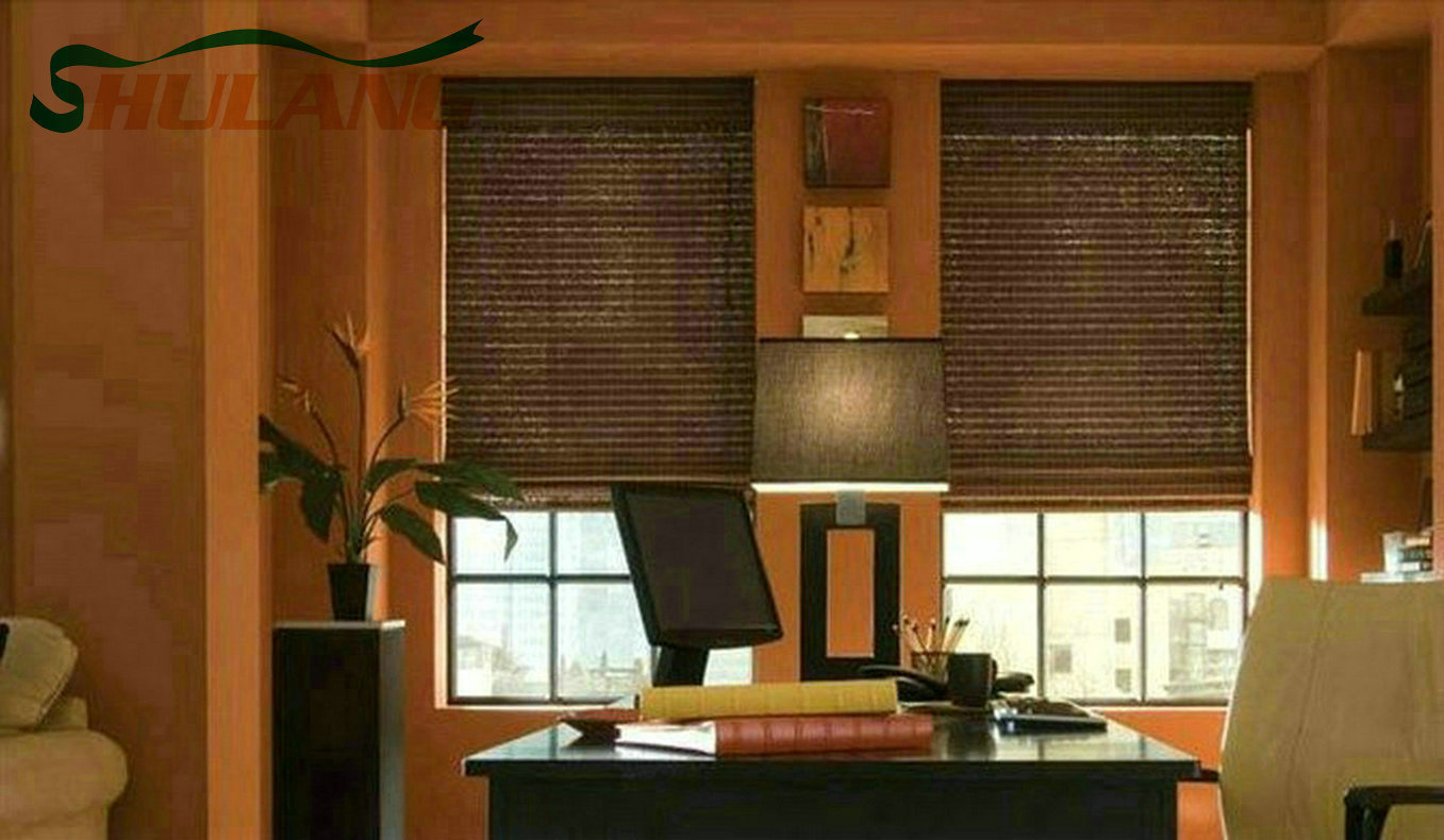 厂家热销高品质手动竹帘 手动卷帘定制 家居卷帘 质量上乘