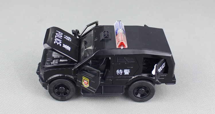 蒂雅多声光回力越野警车合金材质儿童玩具车模型 681s 无包装