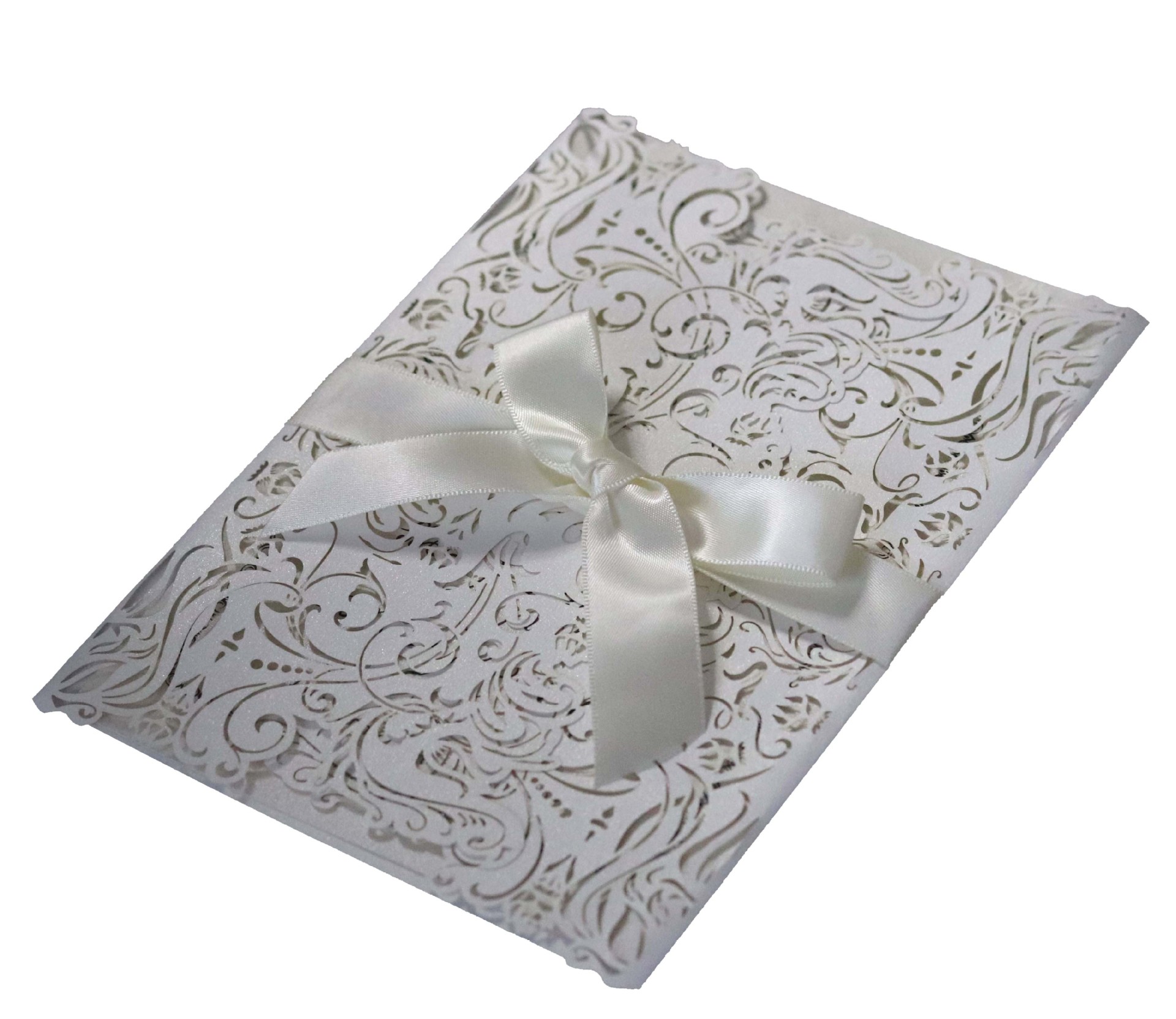 激光镂空 结婚欧式邀请函 婚礼请柬卡片 婚庆用品 银灰色贺卡