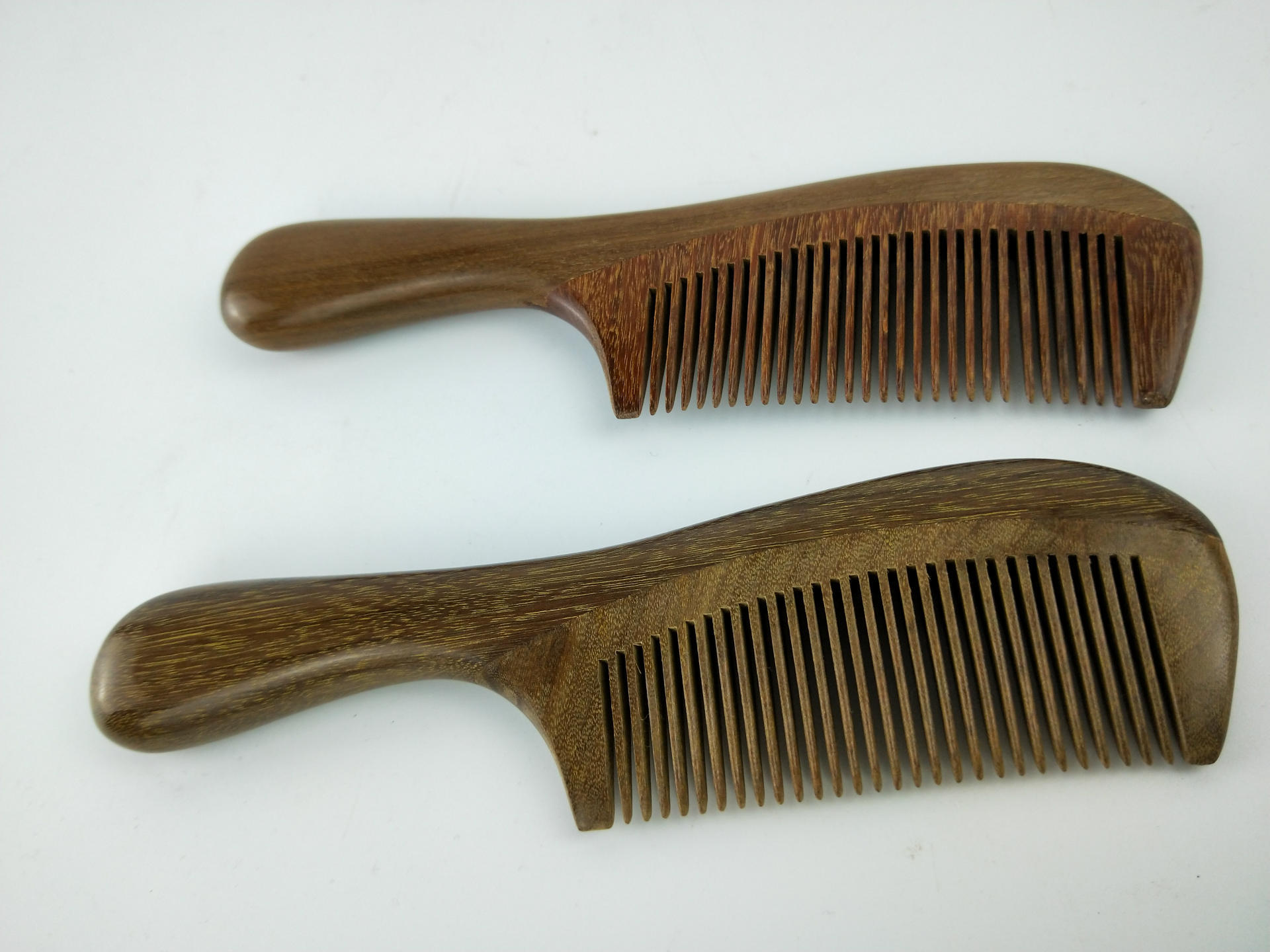 绿檀木梳 檀木梳子 梳子 绿檀梳 木质 木器金丝绿檀梳