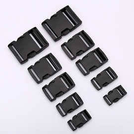 厂家批发优质塑料插扣箱包配件安全卡扣子母背包调节扣书包织带扣